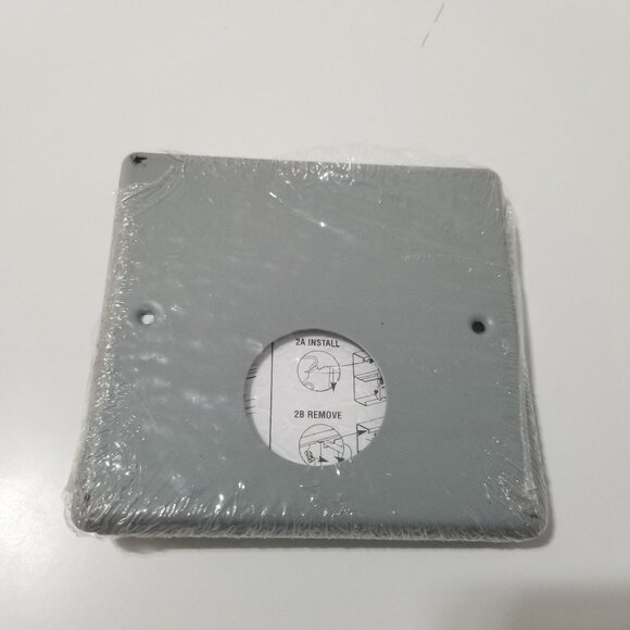 NWT WIREMOLD G4047JX Single Two Gang Sover,Gray,Steel - Picture 6 of 6